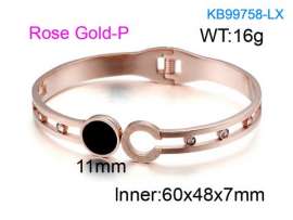 Stainless Steel Stone Bangle