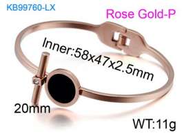 Stainless Steel Rose Gold-plating Bangle