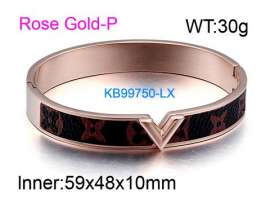 Stainless Steel Rose Gold-plating Bangle