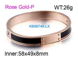 Stainless Steel Rose Gold-plating Bangle