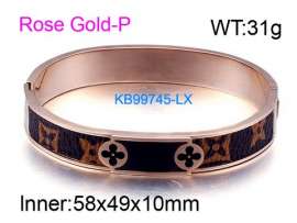 Stainless Steel Rose Gold-plating Bangle