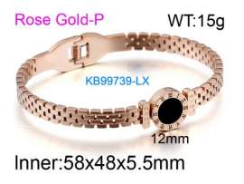 Stainless Steel Rose Gold-plating Bangle