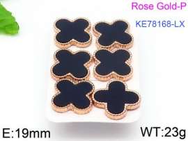 SS Rose Gold-Plating Earring
