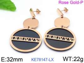 SS Rose Gold-Plating Earring