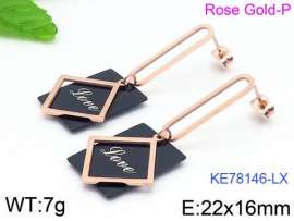 SS Rose Gold-Plating Earring