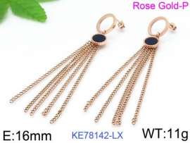 SS Rose Gold-Plating Earring