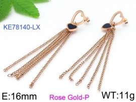 SS Rose Gold-Plating Earring