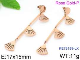 SS Rose Gold-Plating Earring