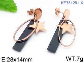 SS Rose Gold-Plating Earring