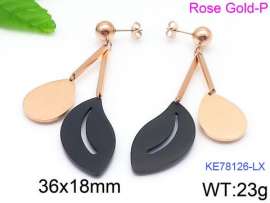 SS Rose Gold-Plating Earring