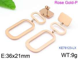 SS Rose Gold-Plating Earring