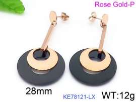 SS Rose Gold-Plating Earring