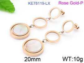 SS Rose Gold-Plating Earring