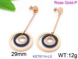 SS Rose Gold-Plating Earring