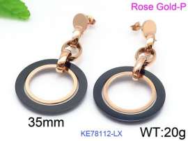 SS Rose Gold-Plating Earring