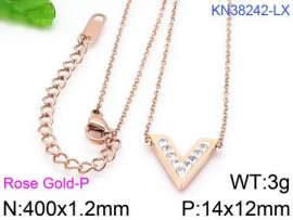 Stainless Steel Stone Necklace