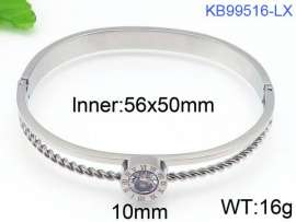 Stainless Steel Stone Bangle