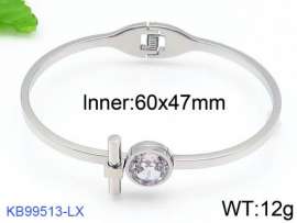 Stainless Steel Stone Bangle