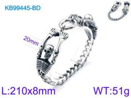 Stainless Skull Bracelet