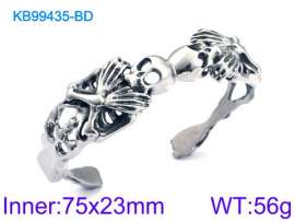 Stainless Skull Bangle