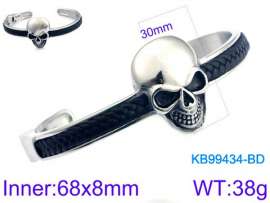 Stainless Skull Bangle