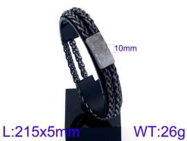 Stainless Steel Black-plating Bracelet