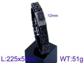 Stainless Steel Black-plating Bracelet