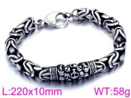 Stainless Skull Bracelet