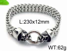 Stainless Skull Bracelet