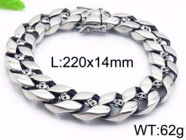 Stainless Skull Bracelet