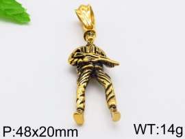 Stainless Steel Gold-plating Pendant