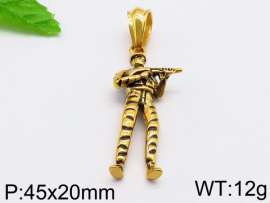 Stainless Steel Gold-plating Pendant