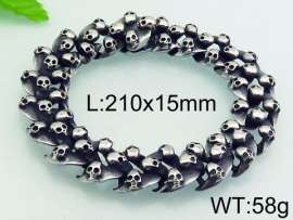 Stainless Skull Bracelet