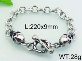 Stainless Skull Bracelet