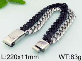 Stainless Steel Black-plating Bracelet