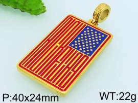 Stainless Steel Gold-plating Pendant