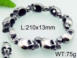 Stainless Skull Bracelet