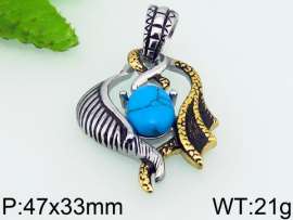 Stainless Steel Gold-plating Pendant