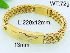 Stainless Steel Gold-plating Bracelet