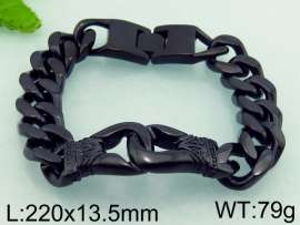 Stainless Steel Black-plating Bracelet