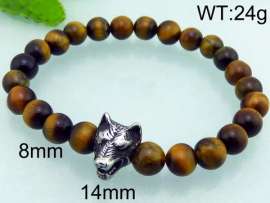 Stainless Steel Stone Bracelet