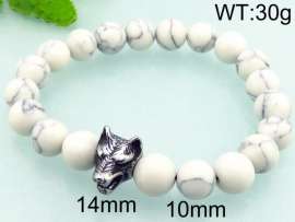 Stainless Steel Stone Bracelet