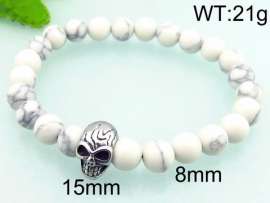 Stainless Steel Stone Bracelet