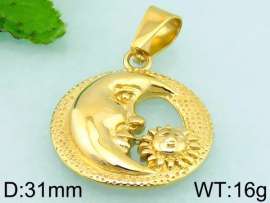 Stainless Steel Gold-plating Pendant