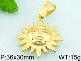 Stainless Steel Gold-plating Pendant