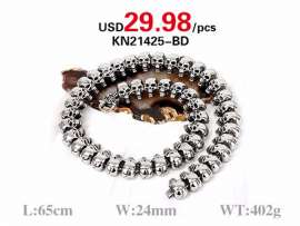 Factory Wholesale Halloween Necklace Jewelry Skull Link