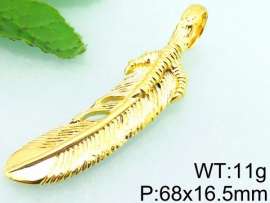 Stainless Steel Gold-plating Pendant
