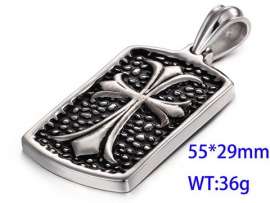 Stainless Steel Black-plating Pendant