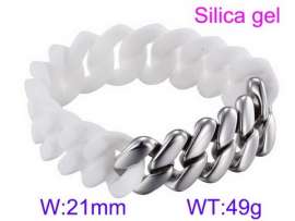 Stainless Steel Plastic Bracelet