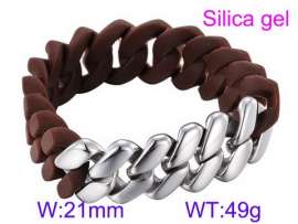 Stainless Steel Plastic Bracelet